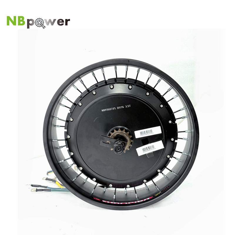 Qs Motor 273 8000W Hub Motor - NBpower/QS V3 273 40H Motosiklet 20/24/26x4.0