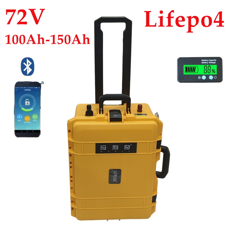 Lifepo4 72V 100Ah Battery Pack Ev - Su geçirmez 72V 150Ah 100Ah LiFepo4