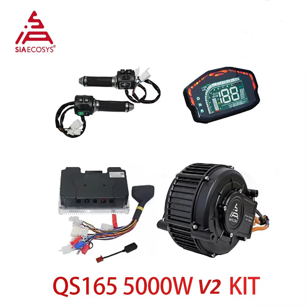 QS165 V2 5000W 72V Orta Tahrik - Mid Drive Motor Kit 72V 5000W incelemesi ve fiyatı