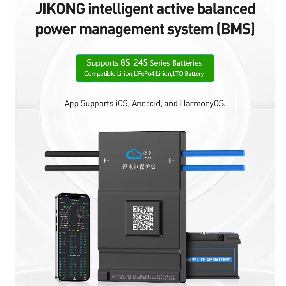 JK BMS Aktif Dengeleyici 150A  - Smart Bms 24S 200A Bluetooth Lifepo4 incelemesi ve fiyatı