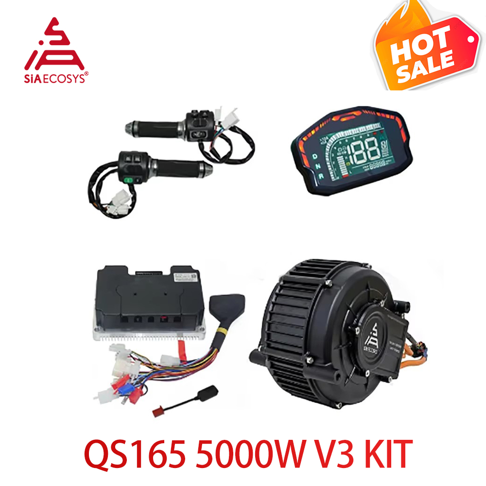 QS165 V2 5000W 72V Orta Tahrik - Mid Drive Motor Kit 72V 5000W incelemesi ve fiyatı